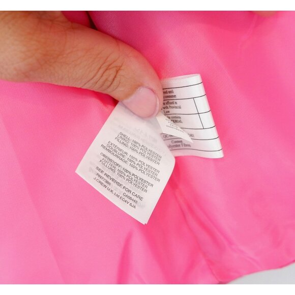 J.Crew Crewcuts Girls Pink Barbiecore Quilted Puffer Vest, size 4-5 - Picture 7 of 9